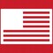 Pledge of Allegiance Flag Cake & Craft Stencil | C1060 by Designer Stencils | Cake Decorating Tools | Baking Stencils for Royal Icing, Airbrush, Dusting Powder | Reusable Plastic Food Grade Stencil for Cakes | Easy to Use & Clean